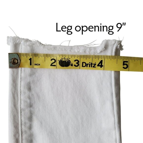 PAIGE Verdugo Ankle Skinny Jean Raw Hems Distressing Size 27 - Picture 16 of 16